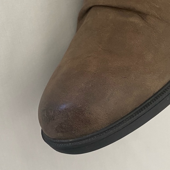 Rockport Boot Cobb Heel Natashya Slouch Mid Back Zip Brown Sz 7.5 - Picture 8 of 15